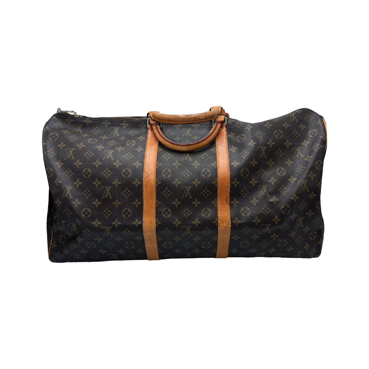 Louis Vuitton Keepall Monogram Canvas, Brown, Canvas, Travel Bag