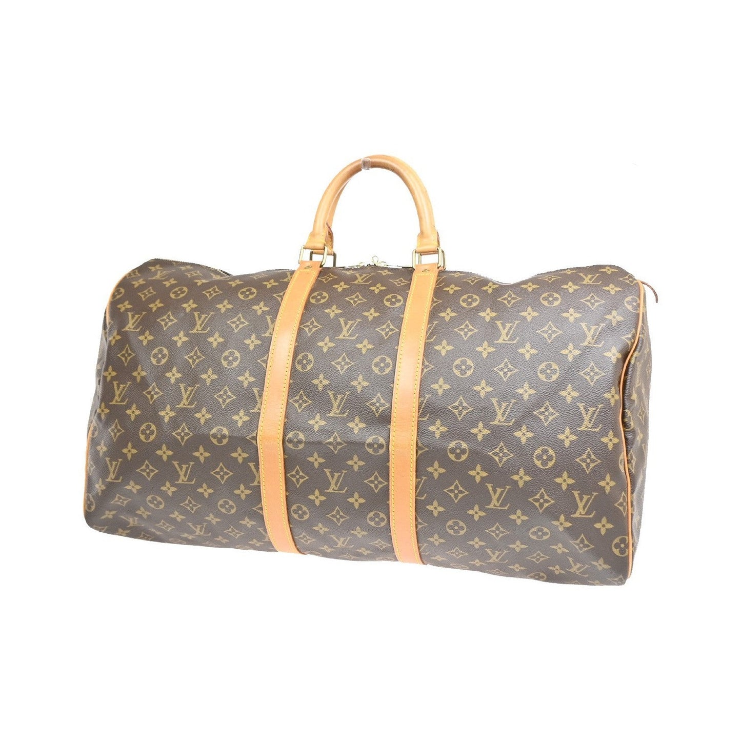 Louis Vuitton Keepall Monogram Canvas, Brown, Canvas, Travel Bag