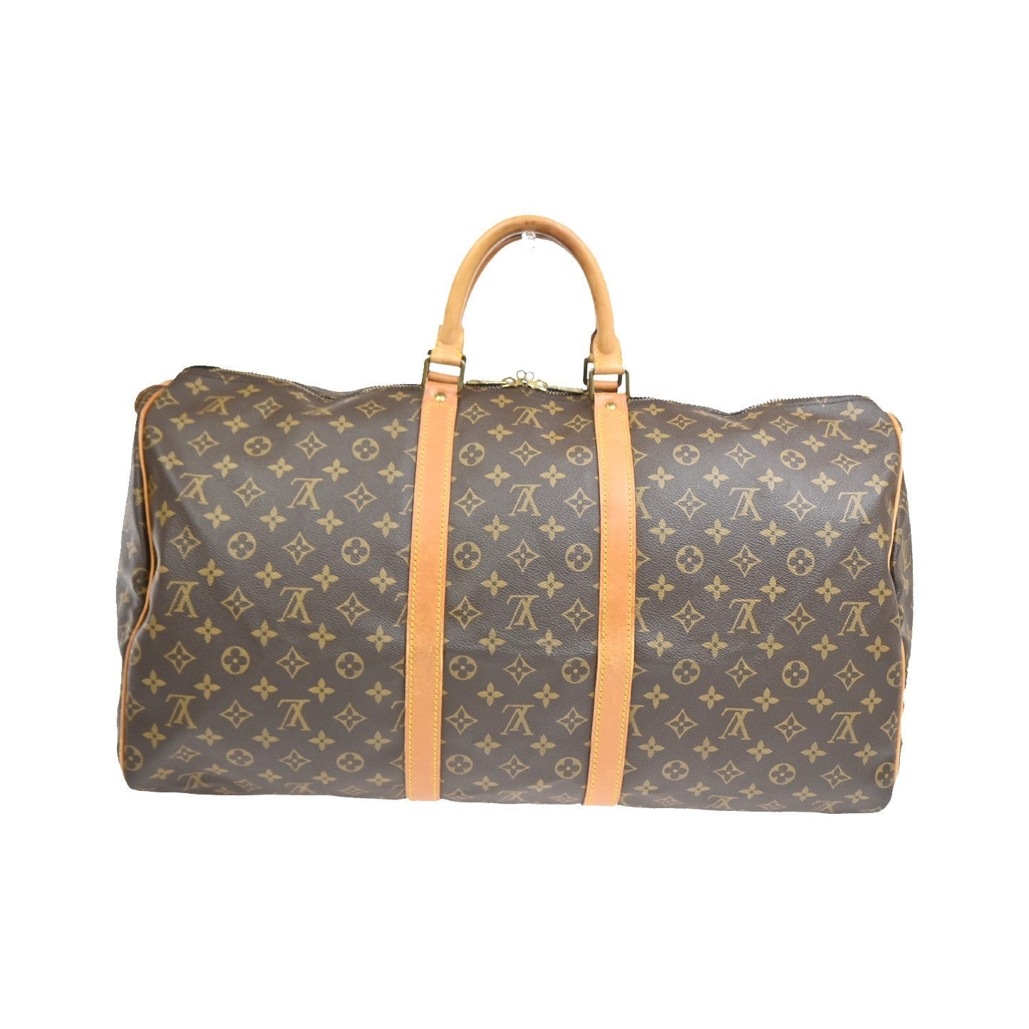 Louis Vuitton Keepall Monogram Canvas, Brown, Canvas, Travel Bag