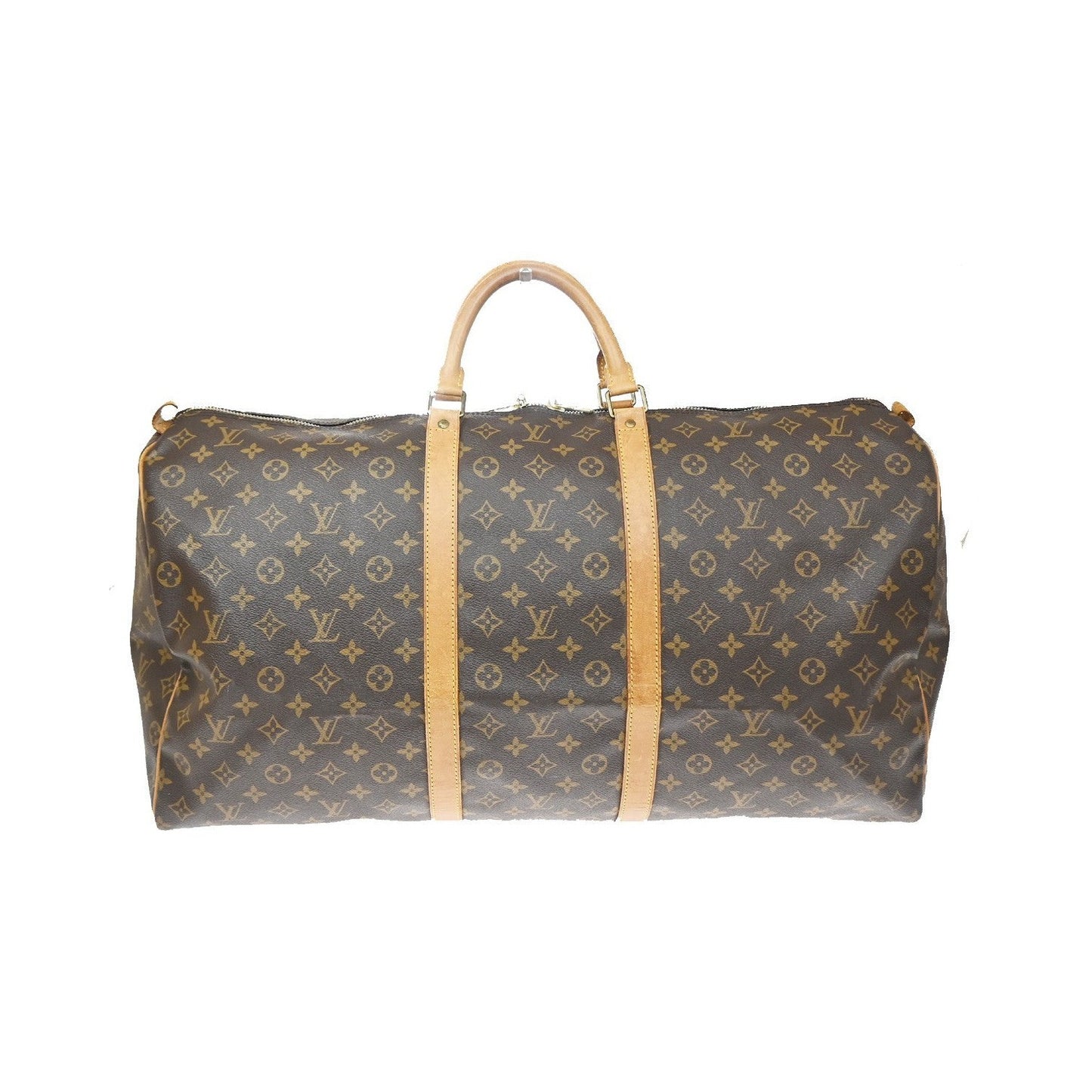 Louis Vuitton Keepall Monogram Canvas, Brown, Canvas, Travel Bag