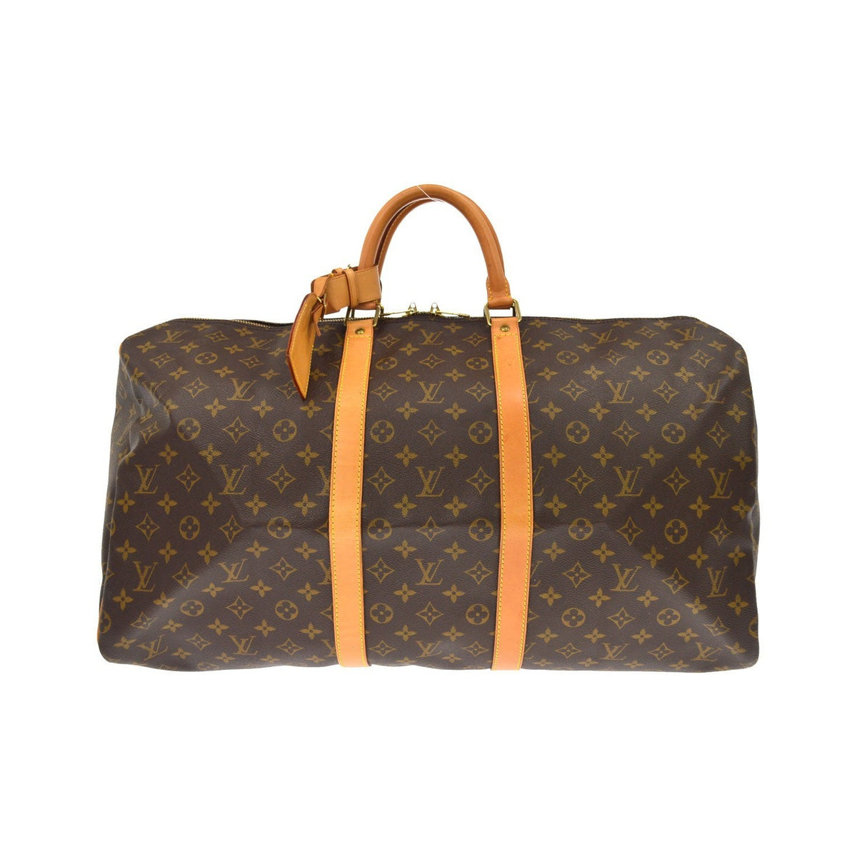 Louis Vuitton Keepall Monogram Canvas, Brown, Canvas, Travel Bag