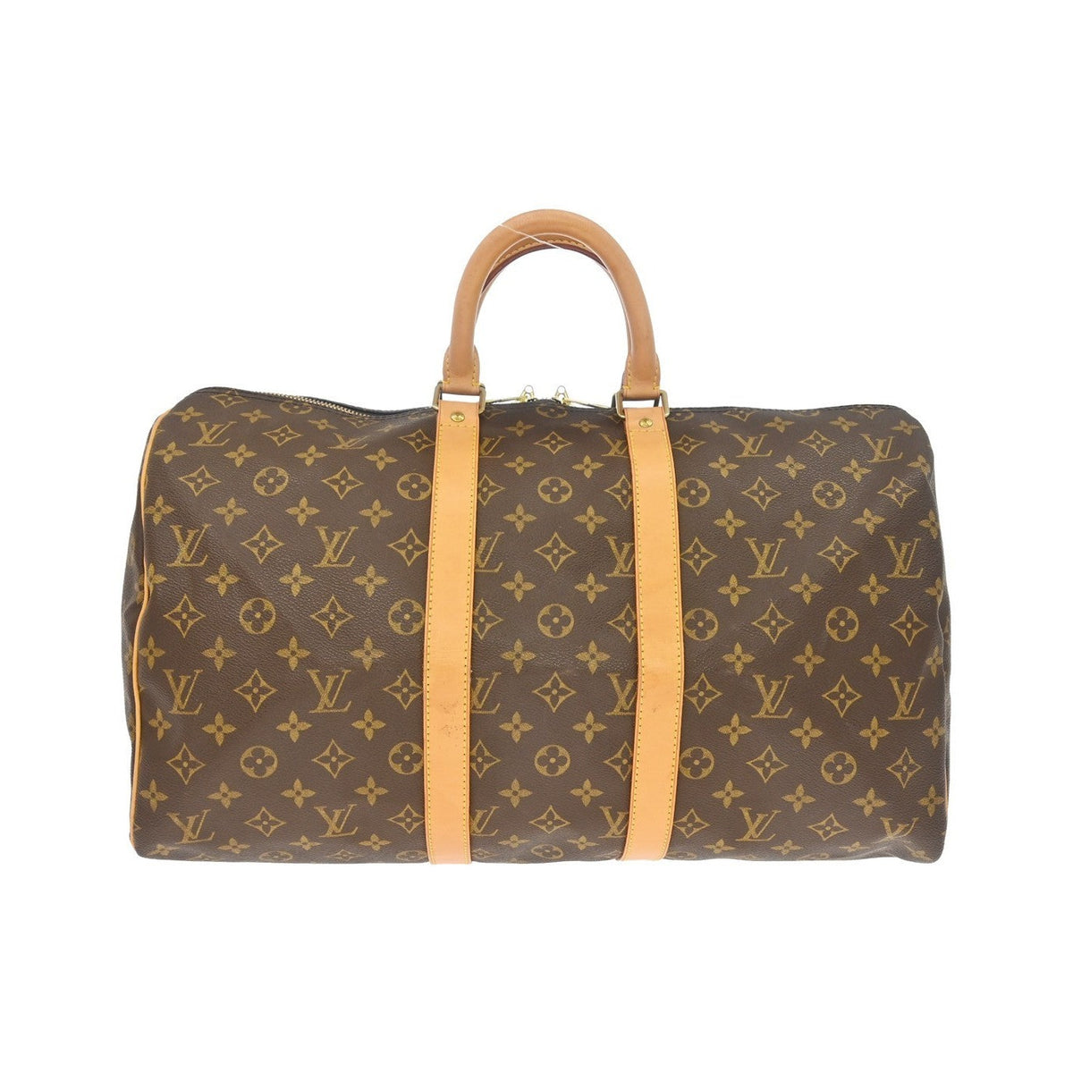 Louis Vuitton Keepall Monogram Canvas, Brown, Canvas, Travel Bag