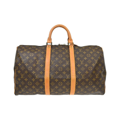 Louis Vuitton Keepall Monogram Canvas, Brown, Canvas, Travel Bag
