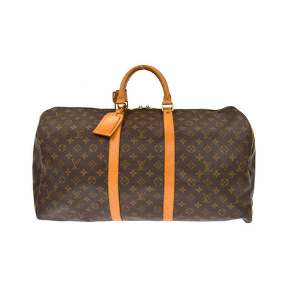 Louis Vuitton Keepall Monogram Canvas, Brown, Canvas, Travel Bag