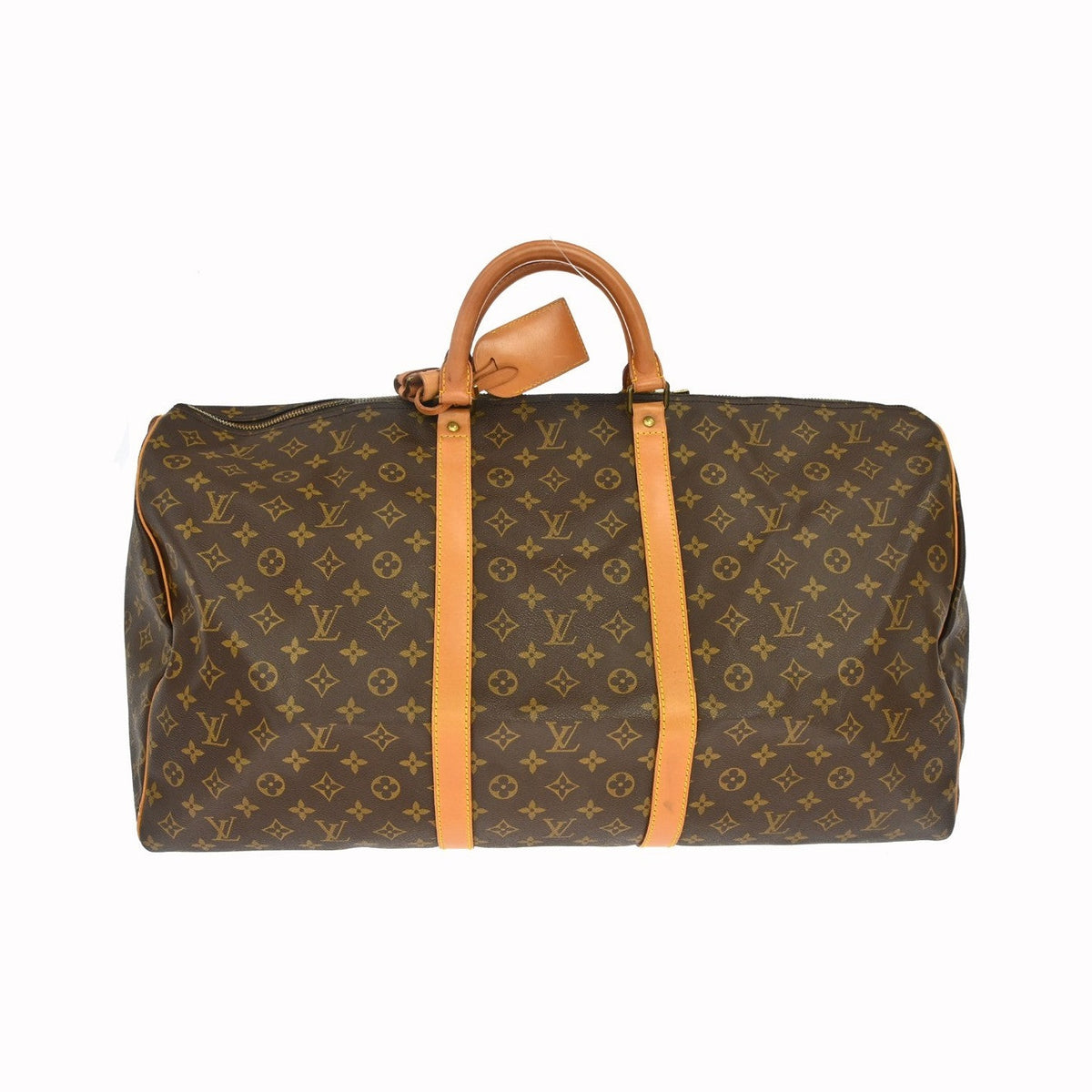 Louis Vuitton Keepall Monogram Canvas, Brown, Canvas, Travel Bag