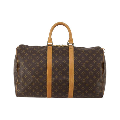 Louis Vuitton Keepall Monogram Canvas, Brown, Canvas, Travel Bag