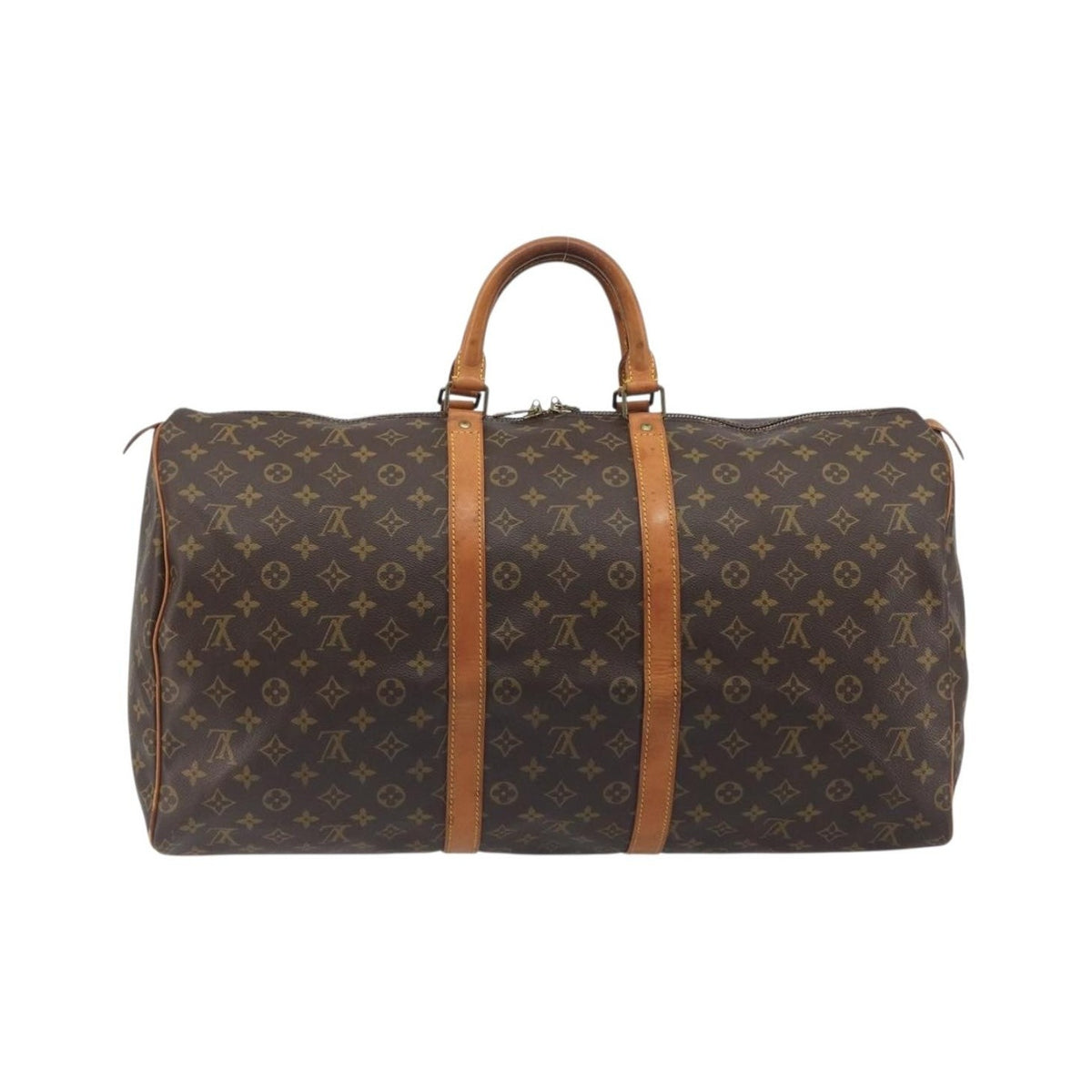 Louis Vuitton Keepall Monogram Canvas, Brown, Canvas, Travel Bag