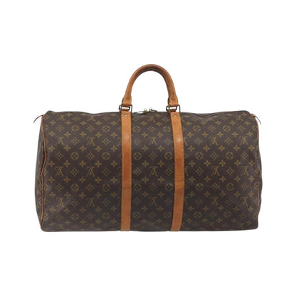 Louis Vuitton Keepall Monogram Canvas, Brown, Canvas, Travel Bag
