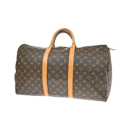 Louis Vuitton Keepall Monogram Canvas, Brown, Canvas, Travel Bag