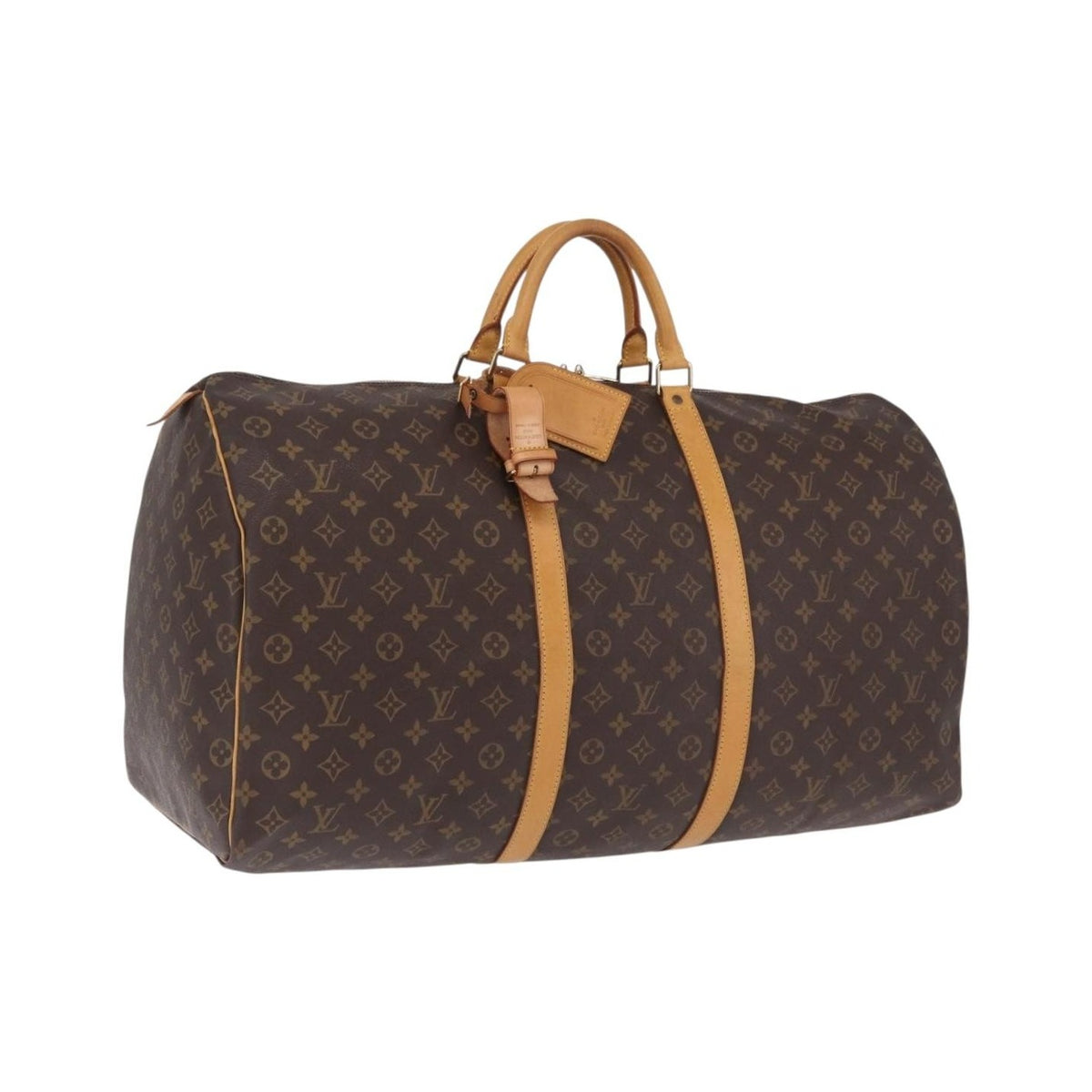 Louis Vuitton Keepall Monogram Canvas, Brown, Canvas, Travel Bag