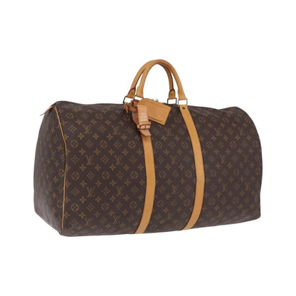 Louis Vuitton Keepall Monogram Canvas, Brown, Canvas, Travel Bag