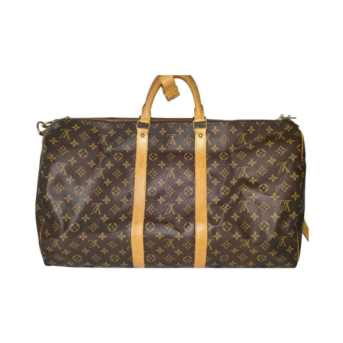 Louis Vuitton Keepall Monogram Canvas, Brown, Canvas, Travel Bag