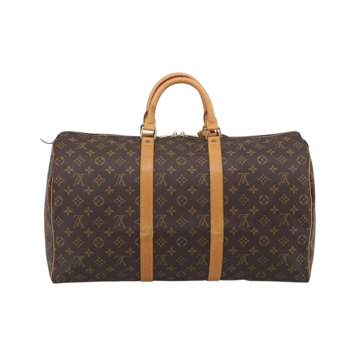 Louis Vuitton Keepall Monogram Canvas, Brown, Canvas, Travel Bag