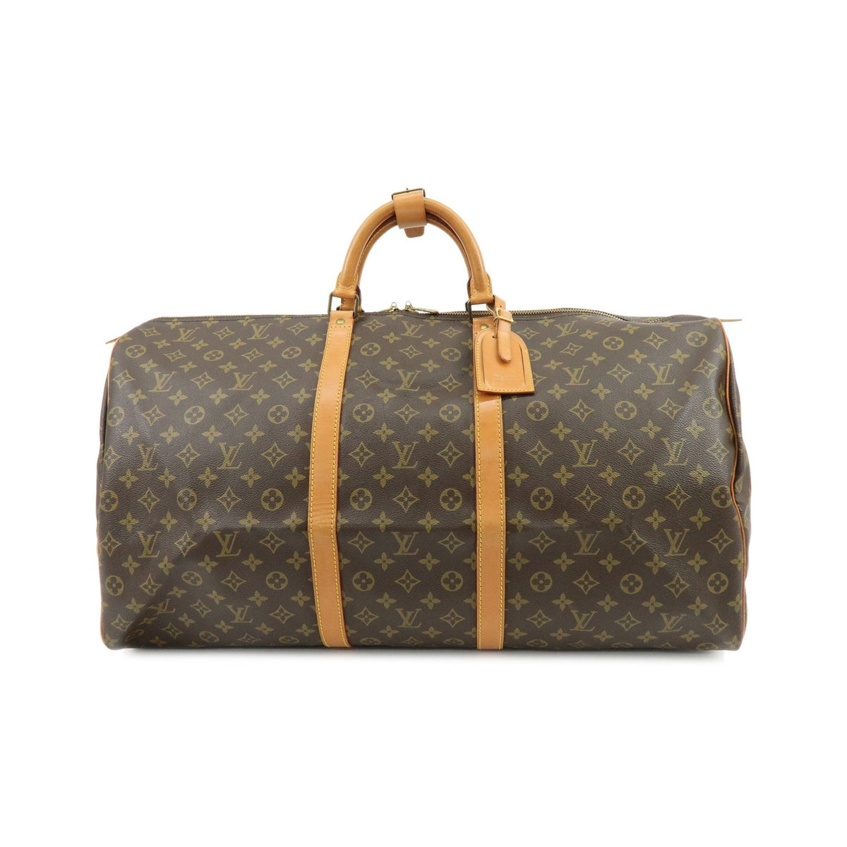 Louis Vuitton Keepall Monogram Canvas, Brown, Canvas, Travel Bag