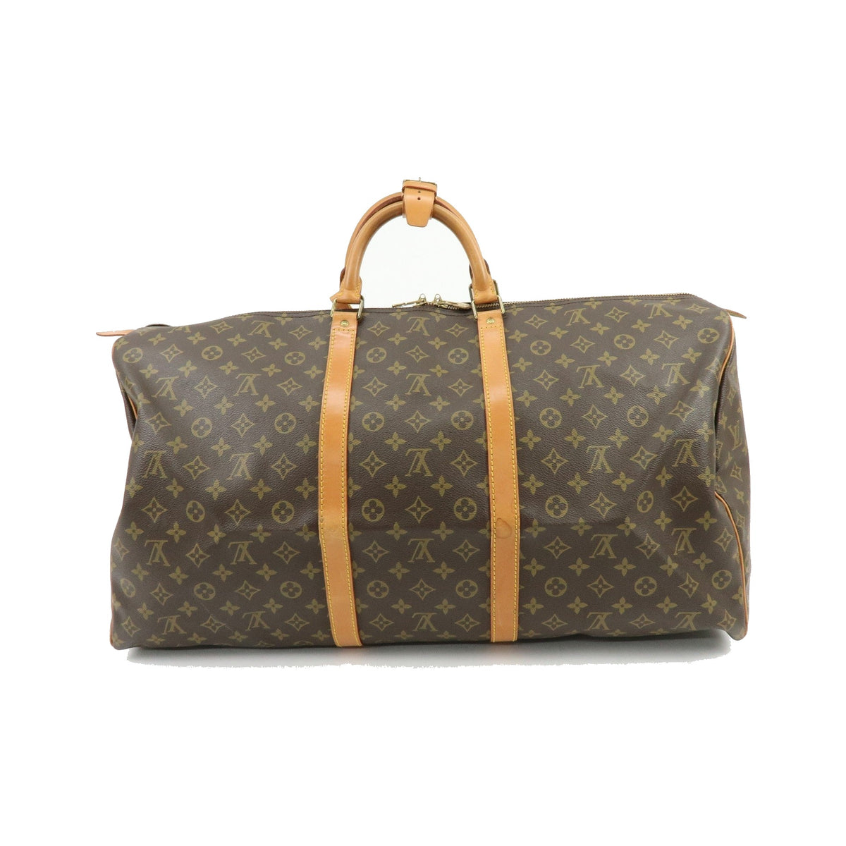 Louis Vuitton Keepall Monogram Canvas, Brown, Canvas, Travel Bag