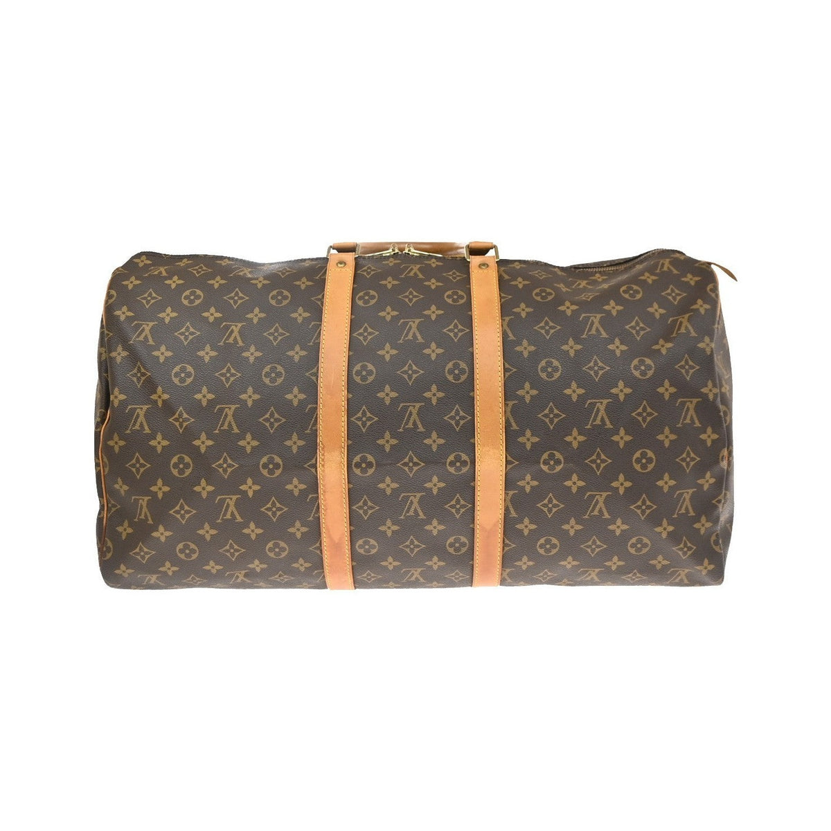 Louis Vuitton Keepall Monogram Canvas, Brown, Canvas, Travel Bag