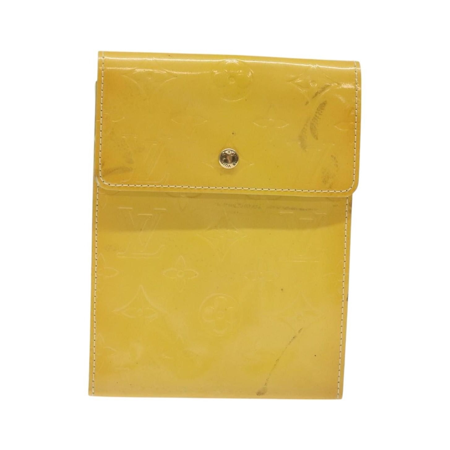 Louis Vuitton Kenmare Shoulder Patent leather, Yellow, Patent Leather, Clutch