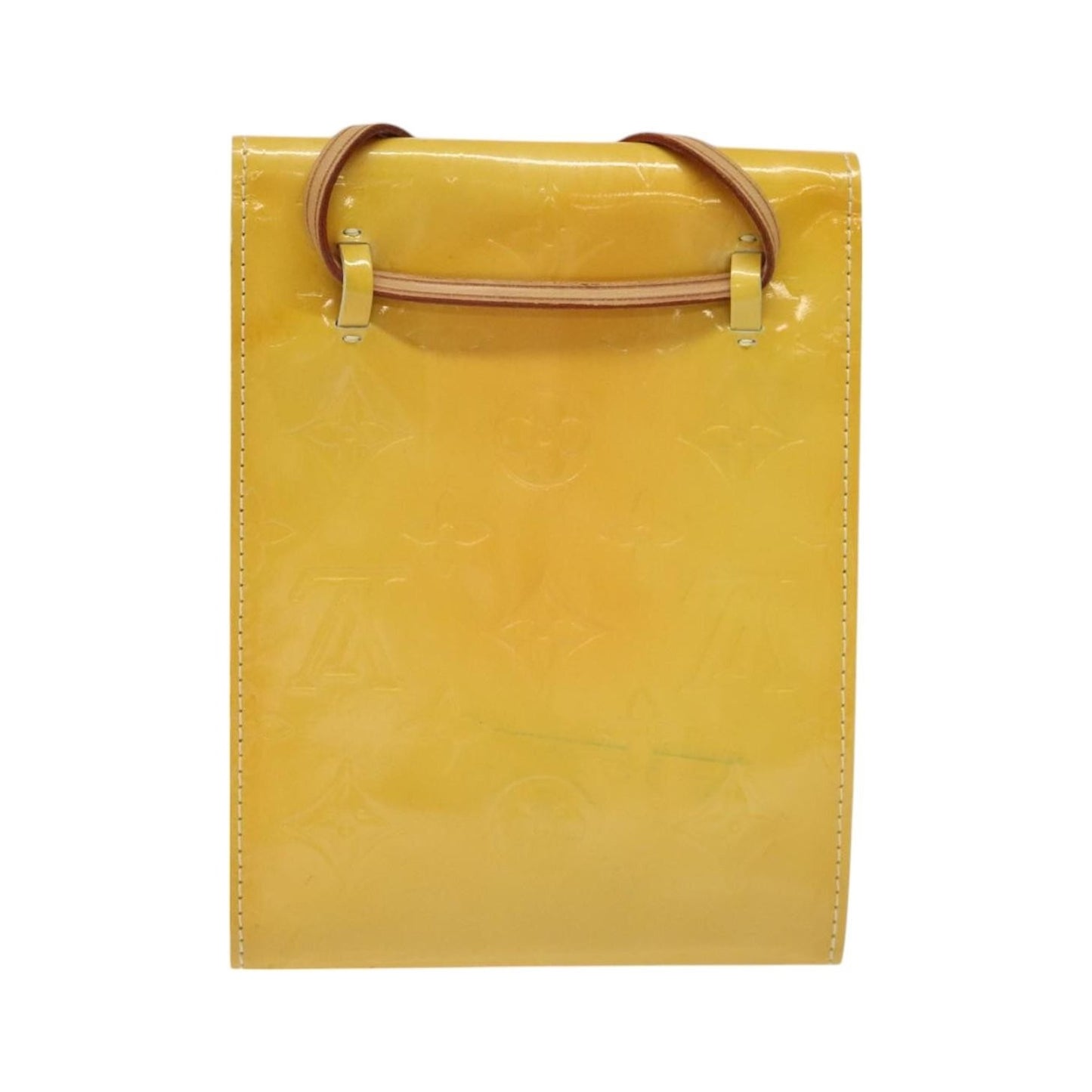 Louis Vuitton Kenmare Shoulder Patent leather, Yellow, Patent Leather, Clutch