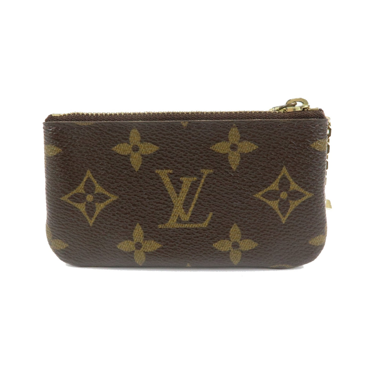 Louis Vuitton Key Monogram Canvas, Brown, Canvas, Clutch