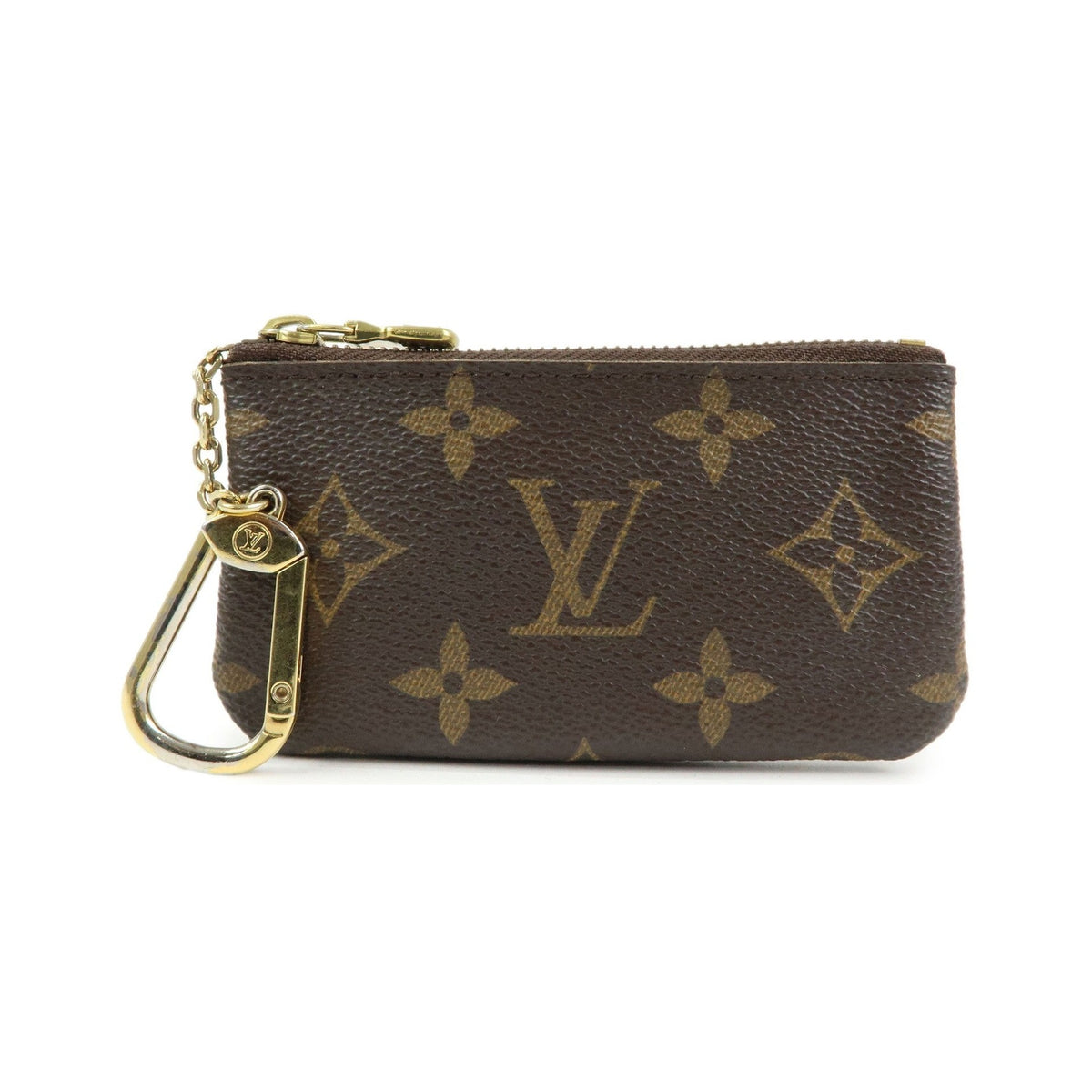 Louis Vuitton Key Monogram Canvas, Brown, Canvas, Clutch