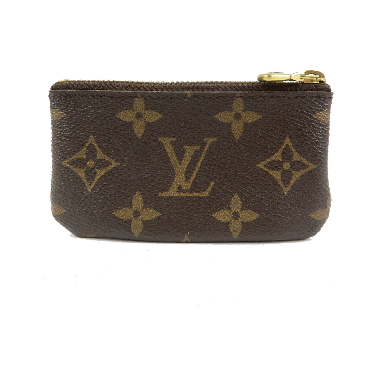 Louis Vuitton Key Monogram Canvas, Brown, Canvas, Clutch