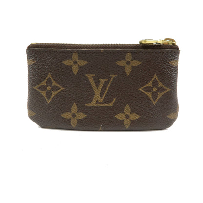 Louis Vuitton Key Monogram Canvas, Brown, Canvas, Clutch