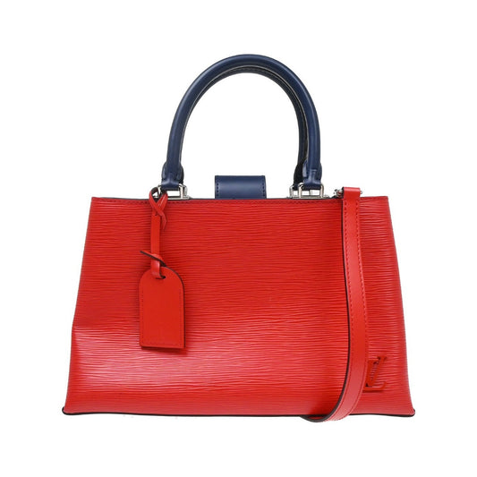 Louis Vuitton Kleber Epi Leather, Red, Leather, Handbag