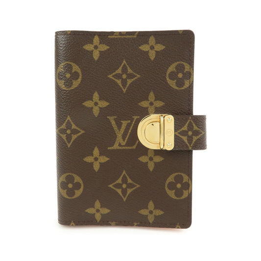 Louis Vuitton Koala Ring Agenda Cover Monogram Canvas, Brown, Canvas, Briefcase