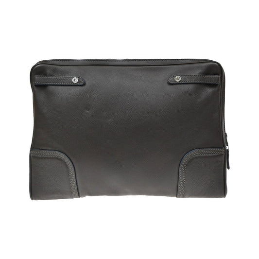 Louis Vuitton Laptop Sleeve Leather, Brown, Leather, Briefcase
