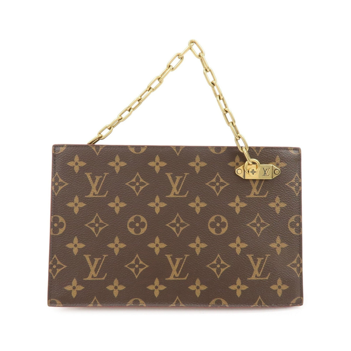 Louis Vuitton Legacy Chain Clutch Monogram Canvas, Brown, Canvas, Clutch