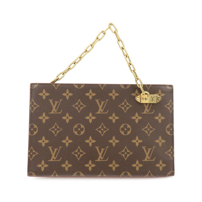 Louis Vuitton Legacy Chain Clutch Monogram Canvas, Brown, Canvas, Clutch