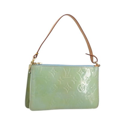 Louis Vuitton Lexington Pochette Monogram Vernis, Blue, Patent Leather, Clutch