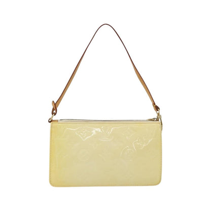 Louis Vuitton Lexington Pochette Monogram Vernis, Beige, Patent Leather, Clutch