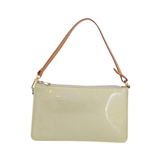 Louis Vuitton Lexington Pochette Monogram Vernis, Beige, Patent Leather, Clutch