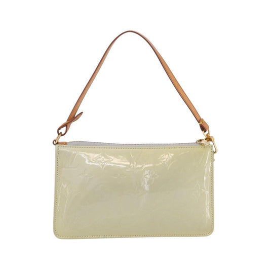 Louis Vuitton Lexington Pochette Monogram Vernis, Beige, Patent Leather, Clutch