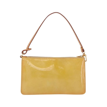 Louis Vuitton Lexington Pochette Patent Leather, Beige, Patent Leather, Clutch