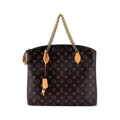 Louis Vuitton Lockit Chain Monogram Canvas, Brown, Canvas, Handbag