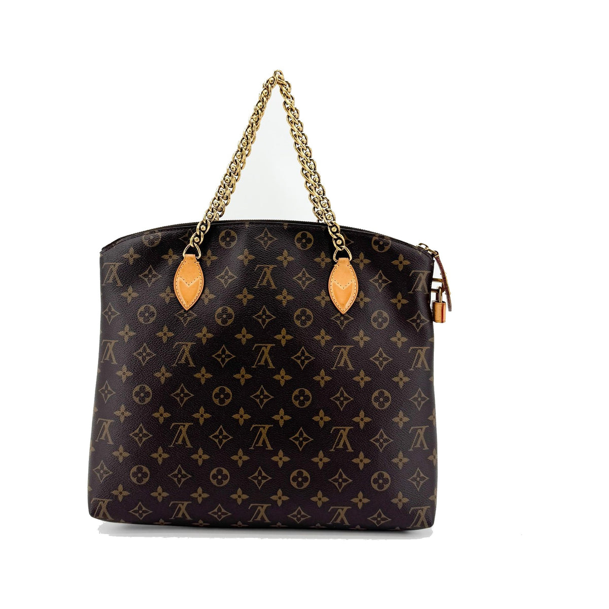 Louis Vuitton Lockit Chain Monogram Canvas, Brown, Canvas, Handbag