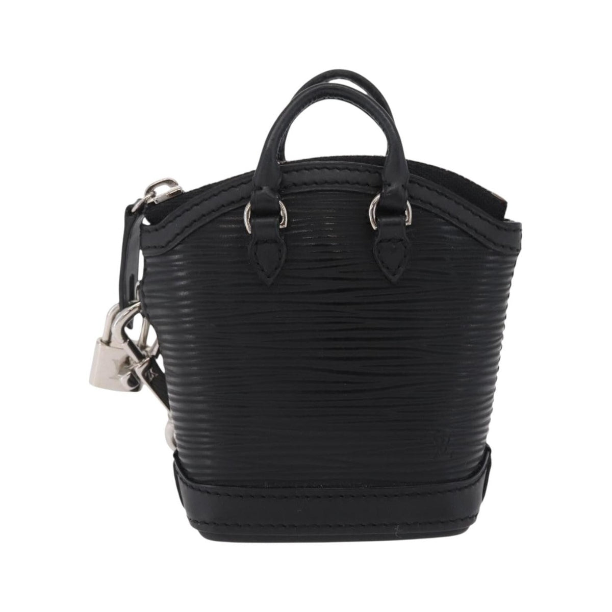 Louis Vuitton Lockit Epi Leather, Black, Leather, Handbag
