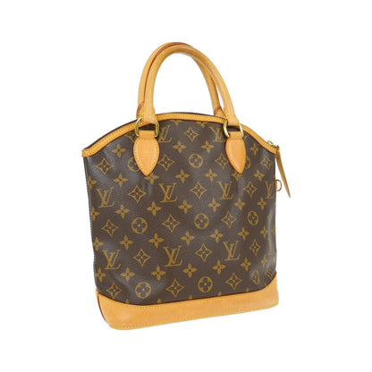 Louis Vuitton Lockit Monogram Canvas, Brown, Canvas, Handbag
