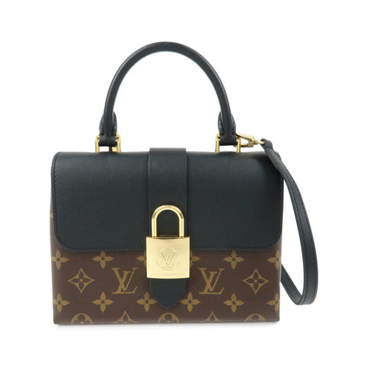 Louis Vuitton Locky Monogram Canvas with Leather, Brown, Canvas, Handbag