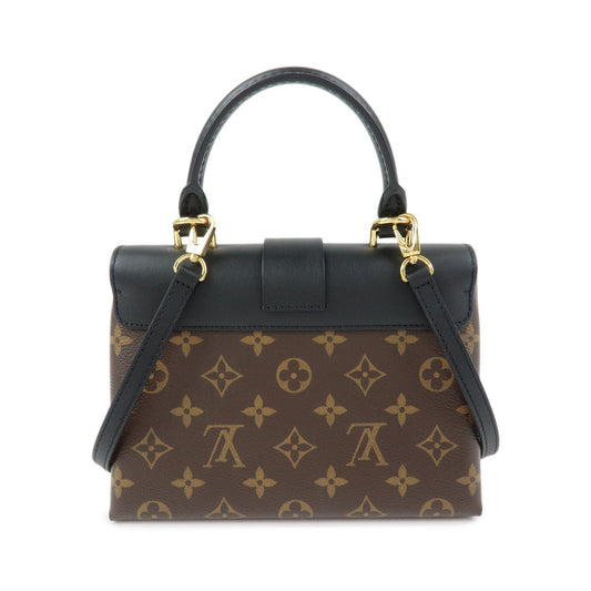 Louis Vuitton Locky Monogram Canvas with Leather, Brown, Canvas, Handbag