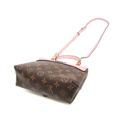 Louis Vuitton Locky Monogram Canvas with Leather, Brown, Canvas, Handbag