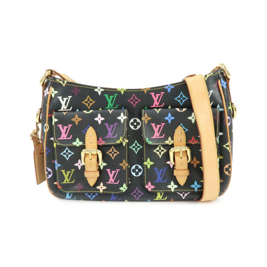 Louis Vuitton Lodge Monogram Multicolor, Black, Canvas, Handbag