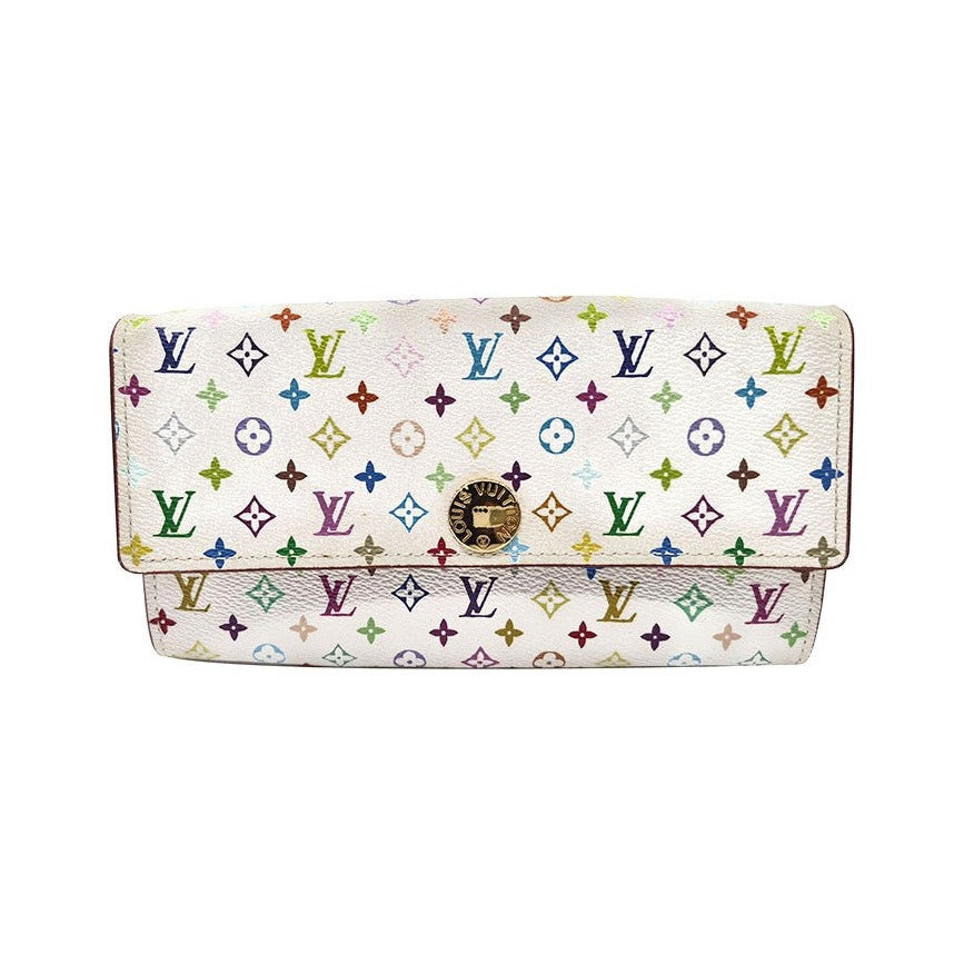 Louis Vuitton Long Murakami Monogramme Multicolor, Multicolour, Canvas, Wallet