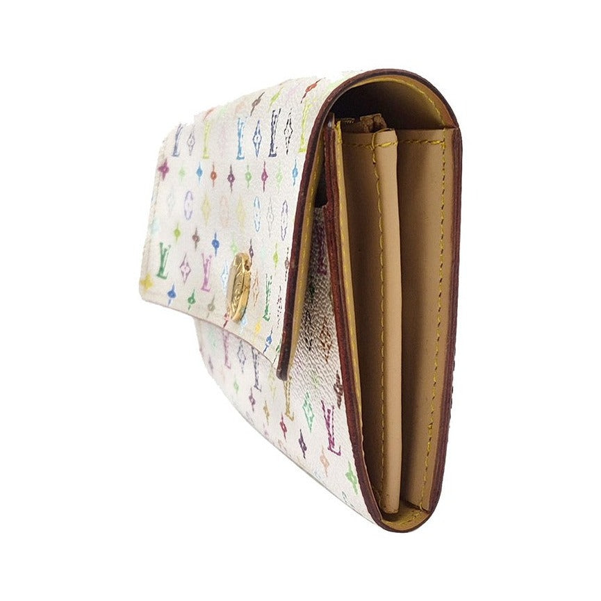 Louis Vuitton Long Murakami Monogramme Multicolor, Multicolour, Canvas, Wallet