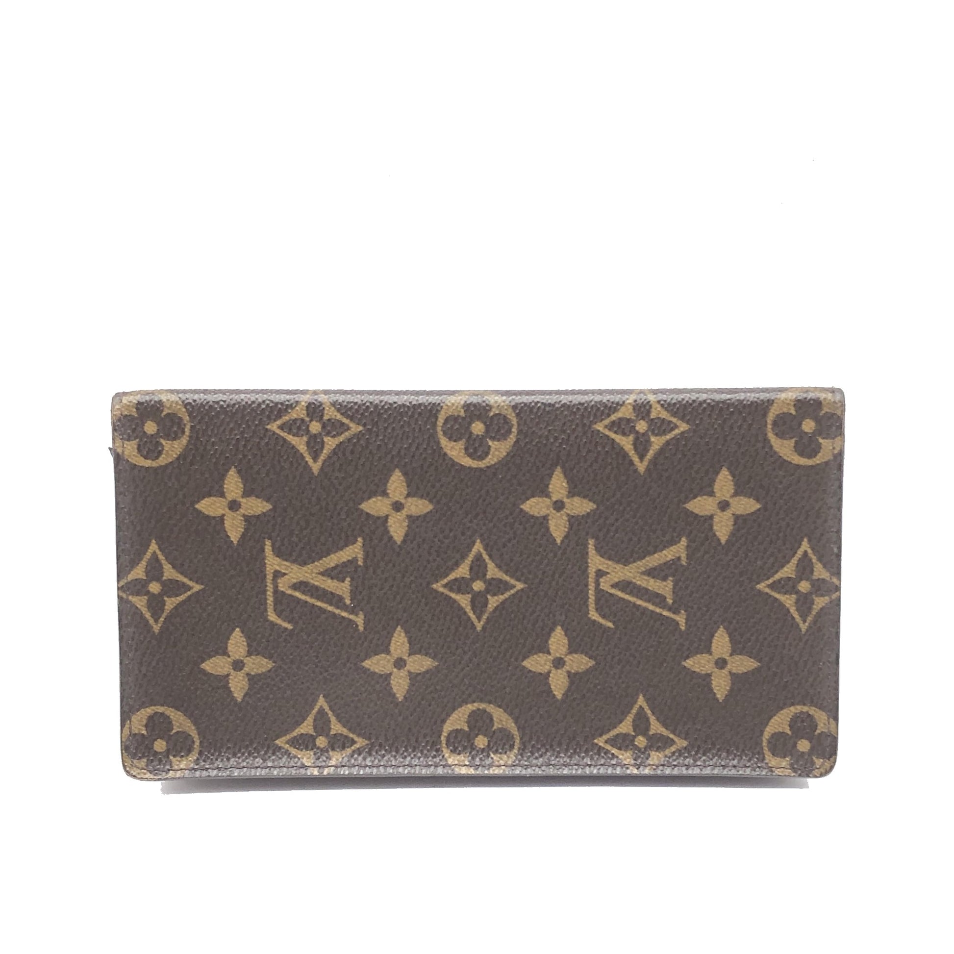 Louis Vuitton Long Wallet Bifold monogram canvas, Brown, Canvas, Wallet