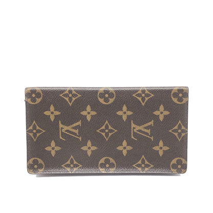 Louis Vuitton Long Wallet Bifold monogram canvas, Brown, Canvas, Wallet