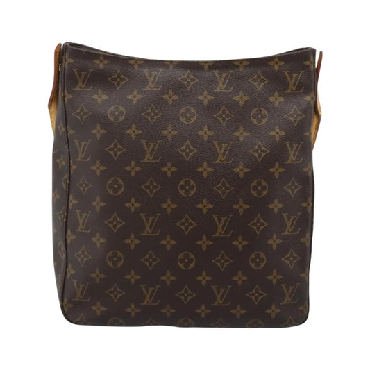 Louis Vuitton Looping Monogram Canvas, Brown, Canvas, Handbag