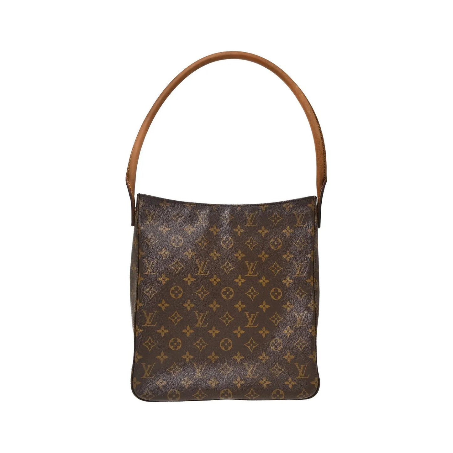Louis Vuitton Looping Monogram Canvas, Brown, Canvas, Handbag
